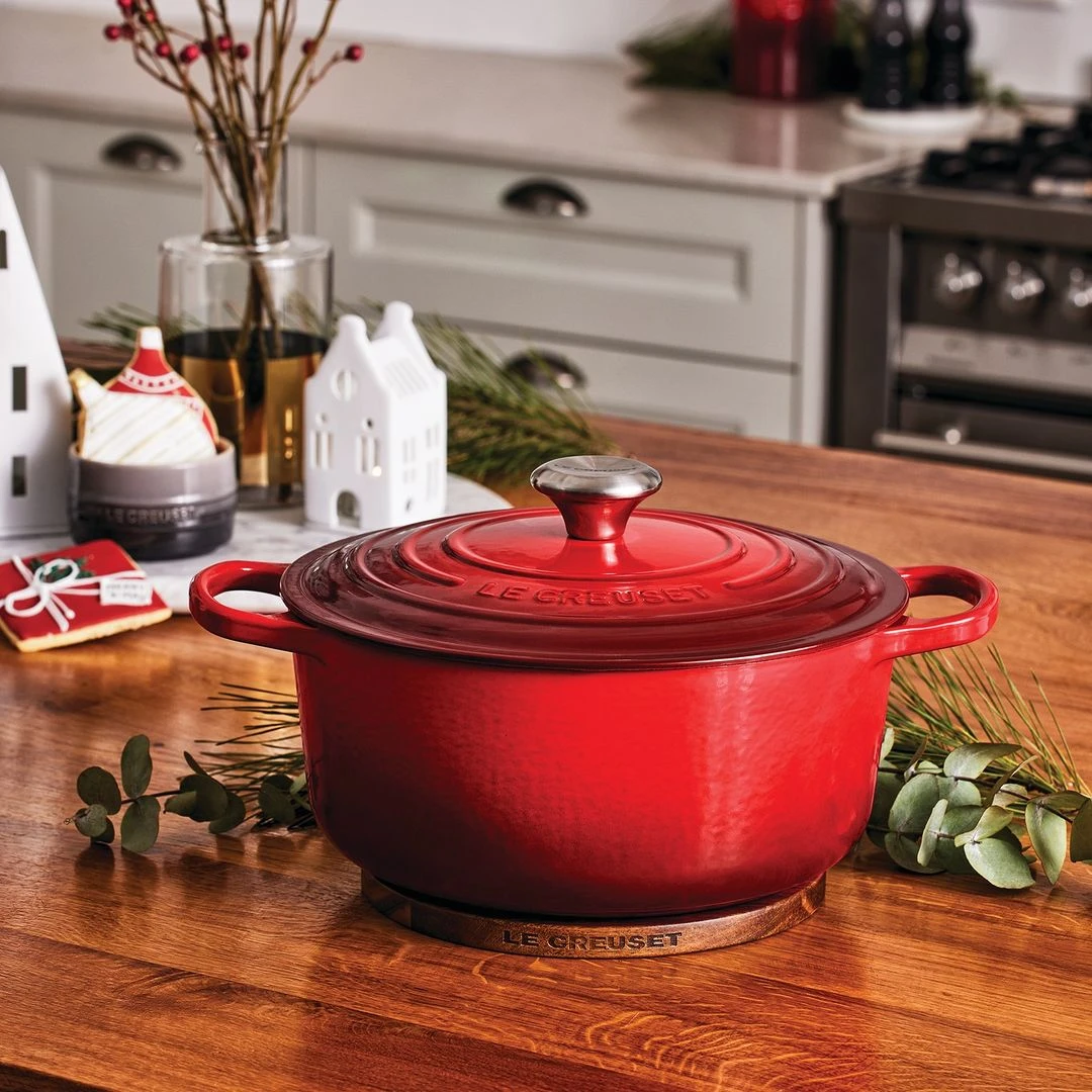 Salvamanteles Magnético De Madera Le Creuset 2 Salvamanteles Magnético De Madera Le Creuset - Imagen 2