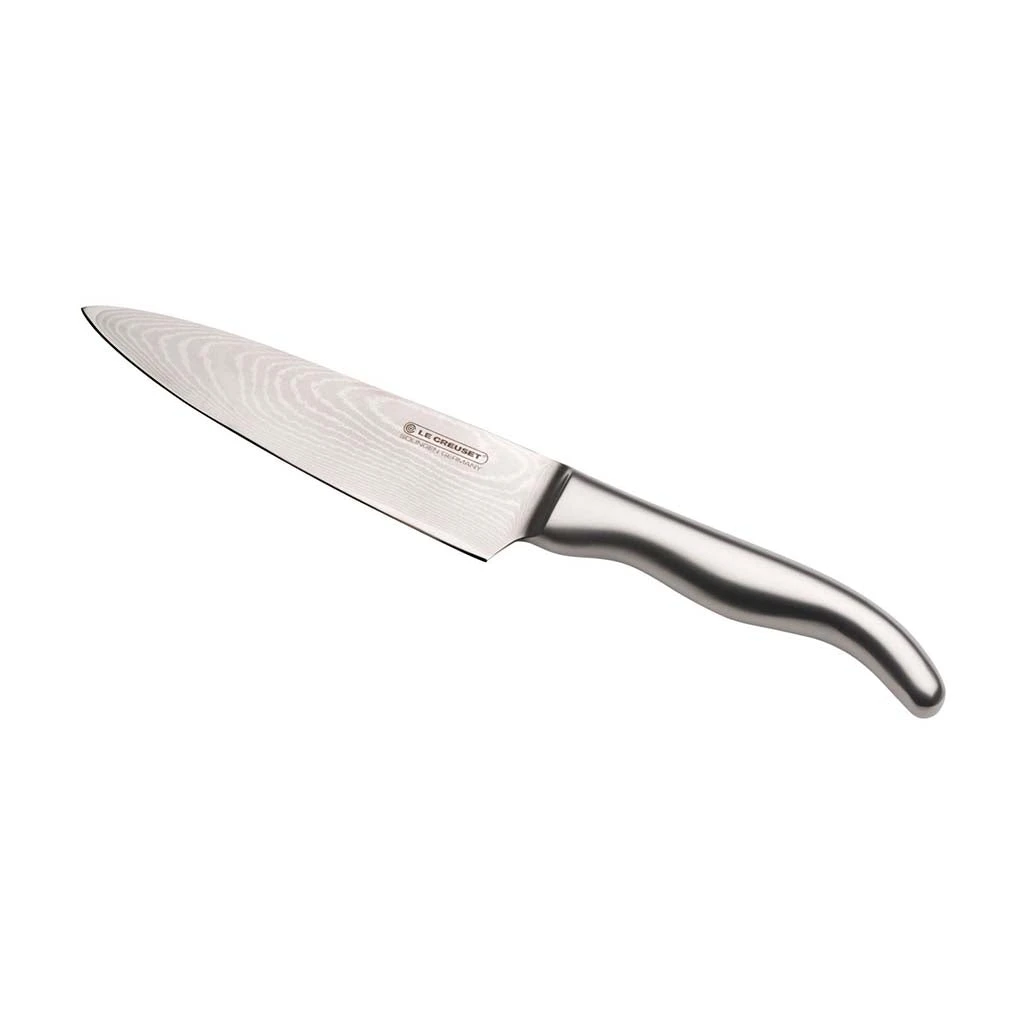 Cuchillos De Acero Damasco Con Mango De Acero Le Creuset 7 Cuchillos De Acero Damasco Con Mango De Acero Le Creuset - Imagen 7