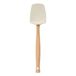 Espátula Craft Cuchara Con Mango De Madera 28 Cm Merengue - Silicona - Le Creuset