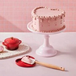 Espátula Craft Media Con Mango De Madera 29 Cm Blanca Corazones L'Amour - Silicona - Le Creuset -Le Creuset Ventas espatula craft media con mango de madera 29 cm blanca corazones l amour silicona le creuset 2