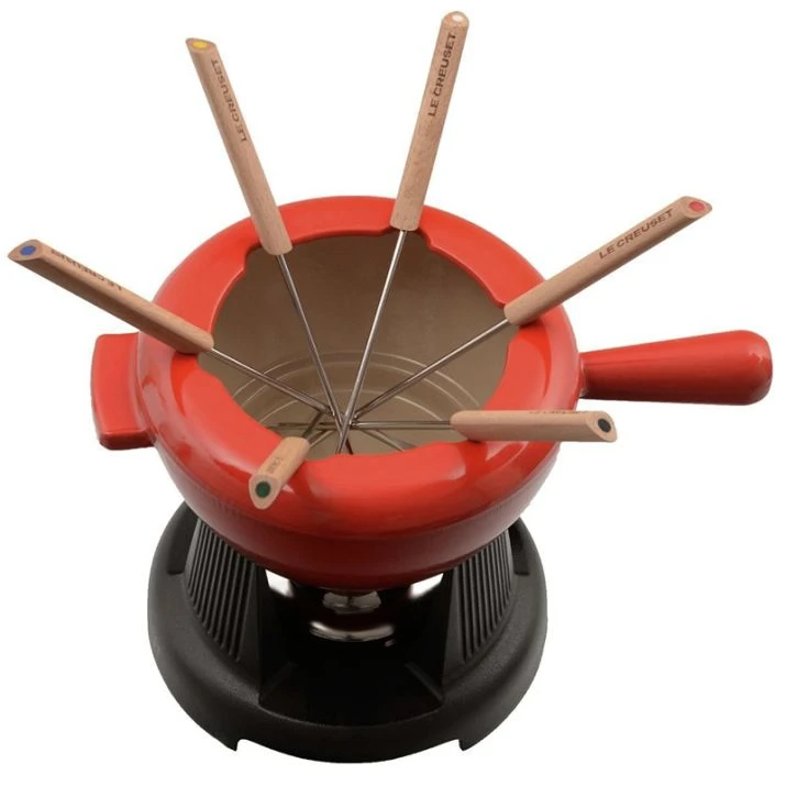 Fondue Savoyarde Cereza 2 Litros - Hierro Fundido - Le Creuset 2 Fondue Savoyarde Cereza 2 Litros - Hierro Fundido - Le Creuset - Imagen 2