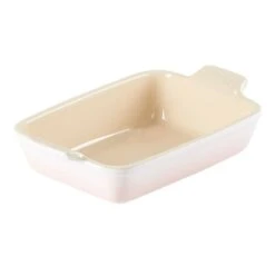 Fuente Rectangular 26 Cm Shell Pink - Cerámica De Gres - Le Creuset