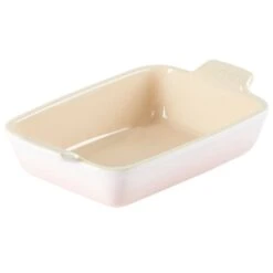 Fuente Rectangular 32 Cm Shell Pink - Cerámica De Gres - Le Creuset