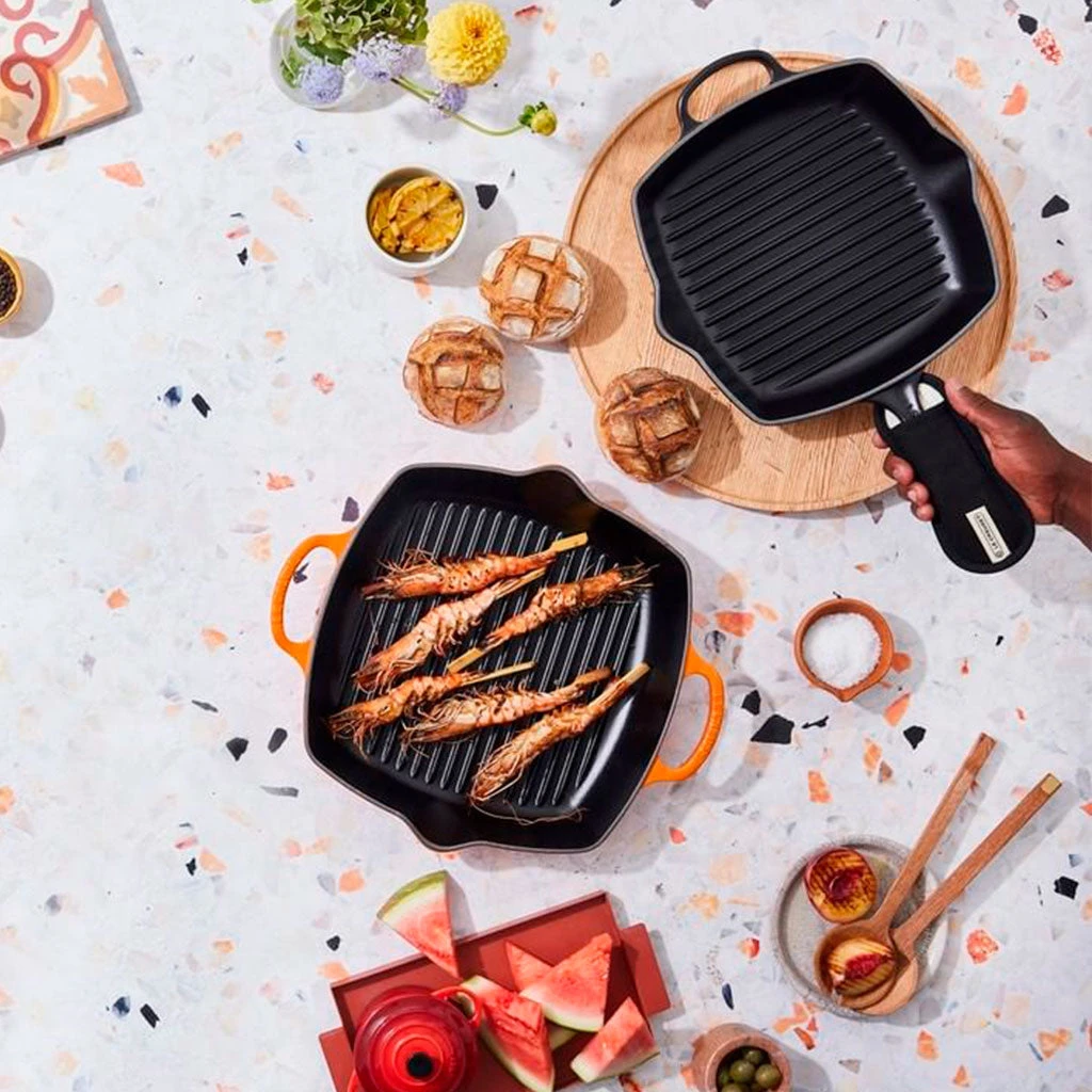 Parrilla Skillet Grill Cuadrada Le Creuset 3 Parrilla Skillet Grill Cuadrada Le Creuset - Imagen 3