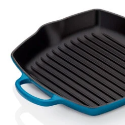 Skillet Grill Cuadrada Azul Marseille Le Creuset -Le Creuset Ventas grill cuadrado skillet