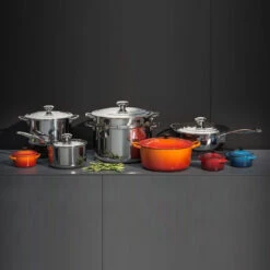 Olla Acero Inox Con Tapa 18 Cm 3-PLY Le Creuset -Le Creuset Ventas le creuset olla acero 1