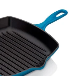 Skillet Grill Cuadrada Azul Marseille Le Creuset -Le Creuset Ventas mango skillet marsella