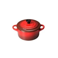 Mini Cocotte 10 Cm Cereza - Cerámica De Gres - Le Creuset