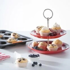 Bandeja Molde Antiadherente Para 12 Magdalenas - Acero Al Carbono - Le Creuset -Le Creuset Ventas molde antiadherente para cupcakes acero al carbon le creuset.jpg2