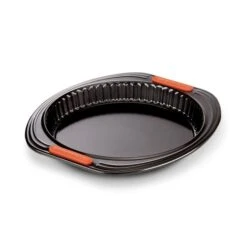 Molde Antiadherente Redondo Base Extraíble Quiche 26 Cm - Acero Al Carbono - Le Creuset