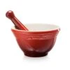 Mortero 11 Cm Cereza - Cerámica De Gres - Le Creuset