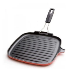 Parrilla Grill De Hierro Con Mango Desmontable Le Creuset