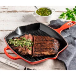Sartén Skillet Grill Cuadrada Le Creuset -Le Creuset Ventas parrilla antiadhernete 3