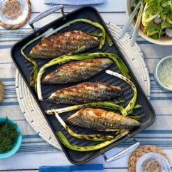 Parrilla Grill Antiadherente TNS PRO Rectangular 25 X 35 Cm - Aluminio Forjado - Le Creuset 11 Parrilla Grill Antiadherente TNS PRO Rectangular 25 X 35 Cm - Aluminio Forjado - Le Creuset -Le Creuset Ventas parrilla grill antiadherente tns pro rectangular aluminio forjado le creuset 4