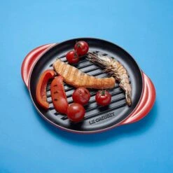 Parrilla Grill Redonda Cereza 25,5 Cm - Hierro Fundido - Le Creuset -Le Creuset Ventas parrilla grill redonda cereza hierro fundido le creuset 1