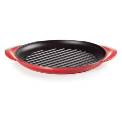 Parrilla Grill Redonda Cereza 25,5 Cm - Hierro Fundido - Le Creuset -Le Creuset Ventas parrilla grill redonda cereza hierro fundido le creuset 4