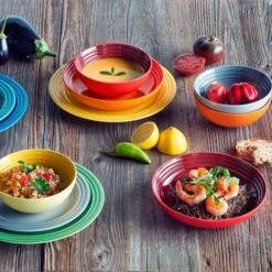 Plato Hondo Vancouver Cereza 21,5 Cm - Cerámica De Gres - Le Creuset -Le Creuset Ventas plato hondo vancouver cereza ceramica de gres le creuset