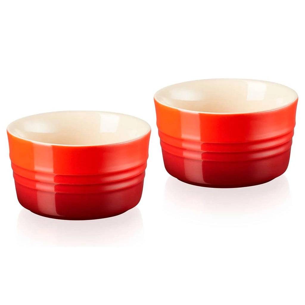 Set De 2 Ramequines Cerámicos Cereza Le Creuset 2 Set De 2 Ramequines Cerámicos Cereza Le Creuset - Imagen 2