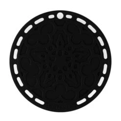 Salvamanteles 20 Cm Negro - Silicona - Le Creuset