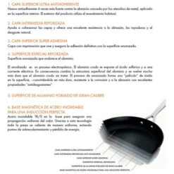 Sartén Antiadherente TNS PRO Baja 24 Cm - Aluminio Forjado - Le Creuset -Le Creuset Ventas sarten antiadherente aluminio forjado le creuset 1 2