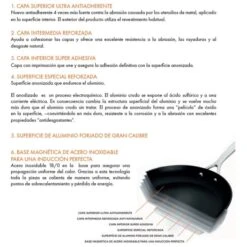 Parrilla Lisa Antiadherente TNS PRO Rectangular 25 X 35 Cm - Aluminio Forjado - Le Creuset -Le Creuset Ventas sarten antiadherente aluminio forjado le creuset 1 3 3 1 1