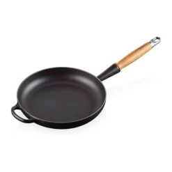 Sartén Baja Con Asa Hueca Y Mango De Madera 28 Cm - Hierro Fundido - Le Creuset