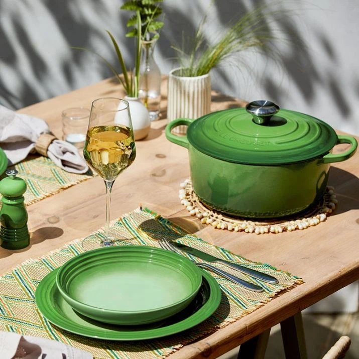 Cocotte Evolution Redonda 20 Cm Bamboo - Hierro Fundido - Le Creuset 5 Cocotte Evolution Redonda 20 Cm Bamboo - Hierro Fundido - Le Creuset - Imagen 5