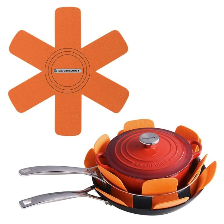 Protectores De Sartenes 40,5 Cm (3) - Fieltro - Le Creuset 1 Protectores De Sartenes 40,5 Cm (3) - Fieltro - Le Creuset