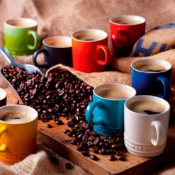 Set 6 Tazas 200ml Arcoiris Le Creuset -Le Creuset Ventas set tazas regalo arco iris cafe