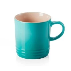 Taza 350 Ml Azul Caribe - Cerámica De Gres - Le Creuset