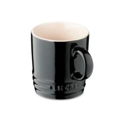 Taza 350 Ml Negro Brillante - Cerámica De Gres - Le Creuset