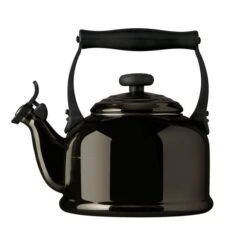 Tetera Tradición Negra 2,10 Litros - Acero Esmaltado - Le Creuset
